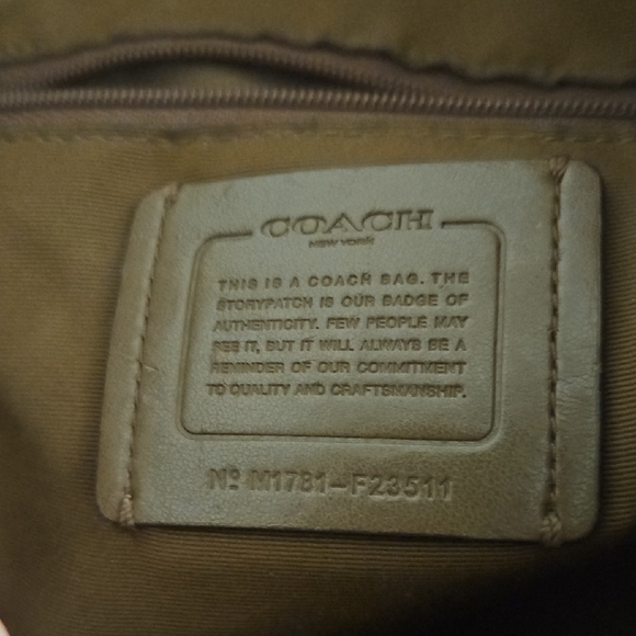 Coach Tan Leather Shoulder Bag - Picture 3 of 11